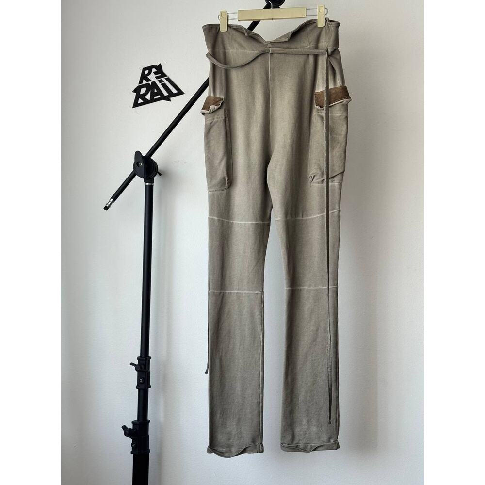 WLG by Giorgio Brato Wrap Cargo Pants Beige Made in Italy